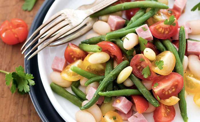 Une salade à la mogette